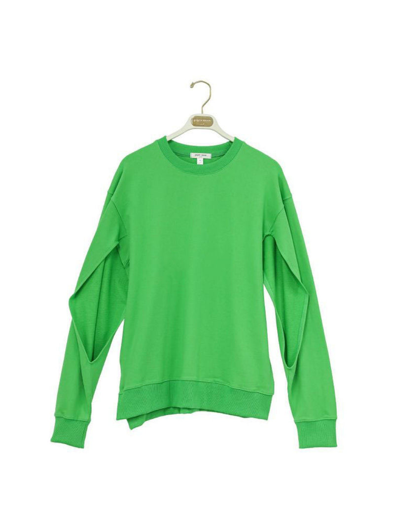 Cut-out Side Snap Shirt【Green】