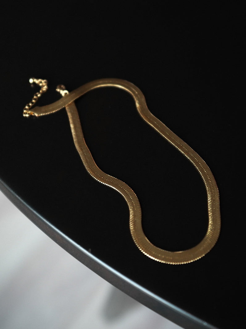 Flat Necklace【Gold】