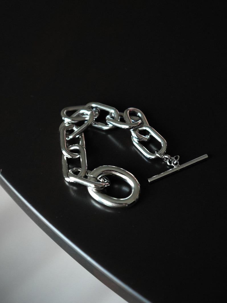 Big Chain Bracelet 【Silver】